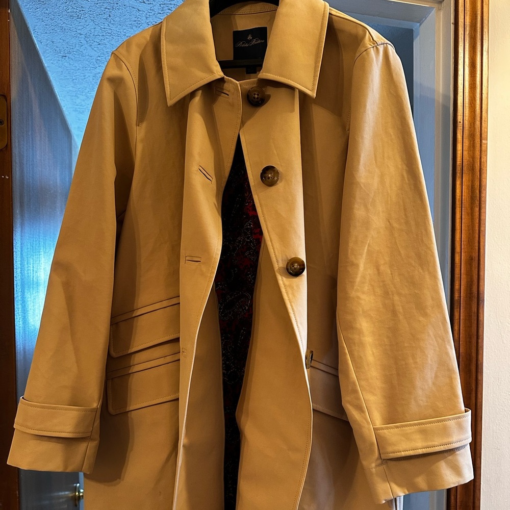 Brooks Brothers Beige Trench Coat